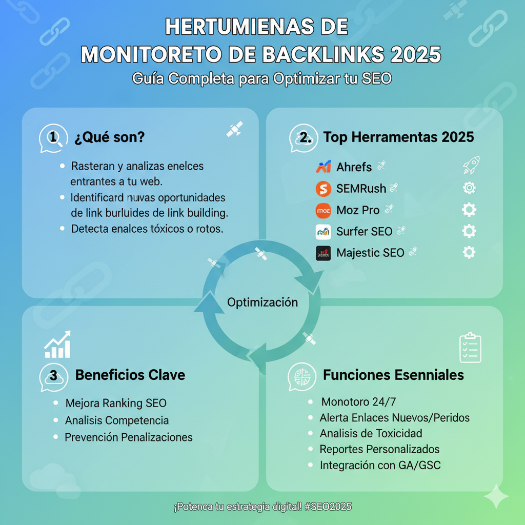 Herramientas de Monitoreo de Backlinks 2025: Guía Completa para Optimizar tu SEO