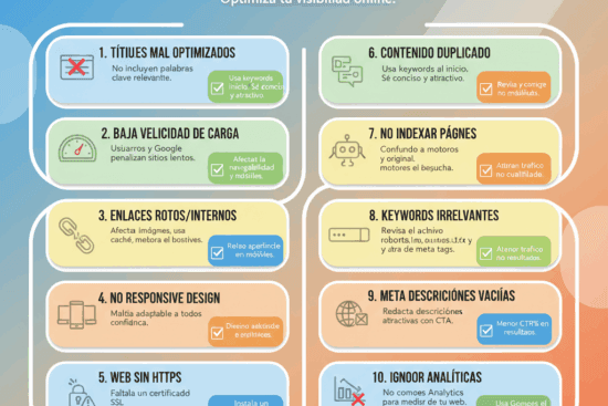 infografía checklist SEO on-page 2025