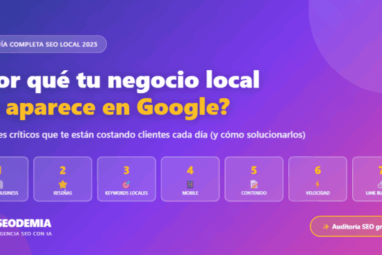¿Por qué tu egocio no aparece en google?