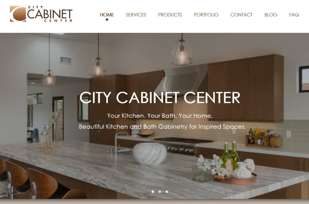 Casos prácticos de SEO para servicios domésticos 13 CITY CABINET CENTER