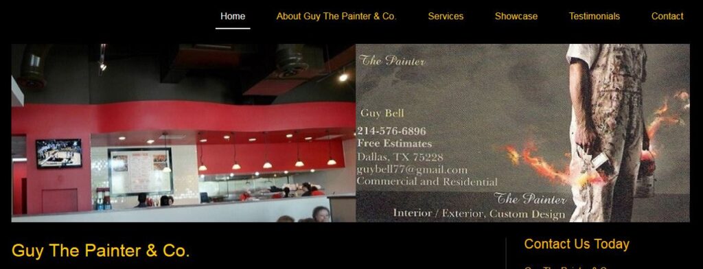 Casos prácticos de SEO para servicios domésticos 15 Guy the Painter and CO
